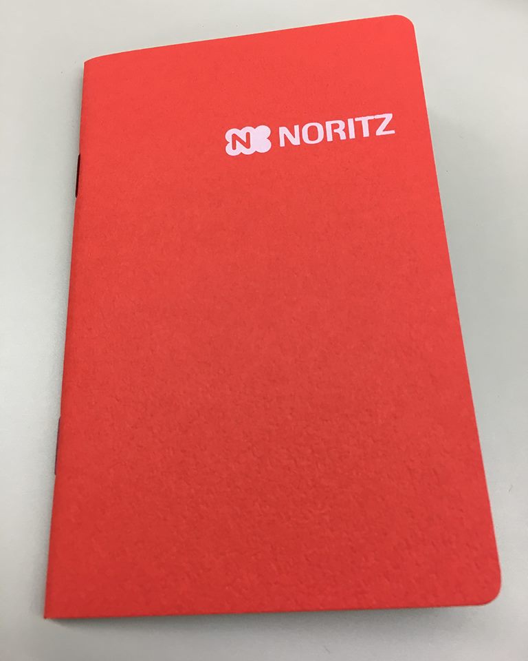 ノーリツ様のオリジナル手帳 色がかっこいい 企業ノベルティ オリジナルアイテム作成の オリジナルグッズ制作 Com
