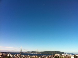 淡路島と明石海峡