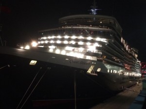 昨夜のクイーン・エリザベス