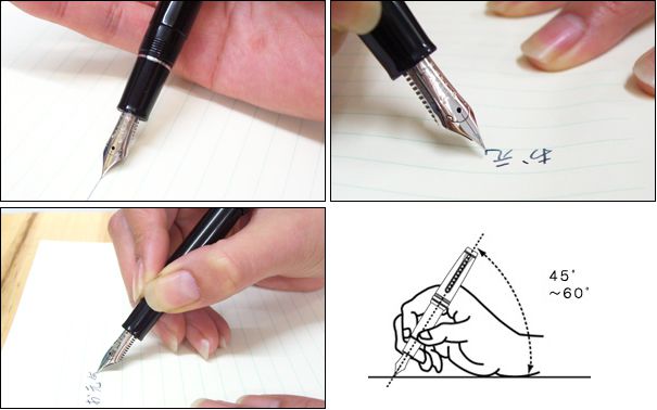万年筆の使い方・書き方・お手入れ方法・洗浄方法