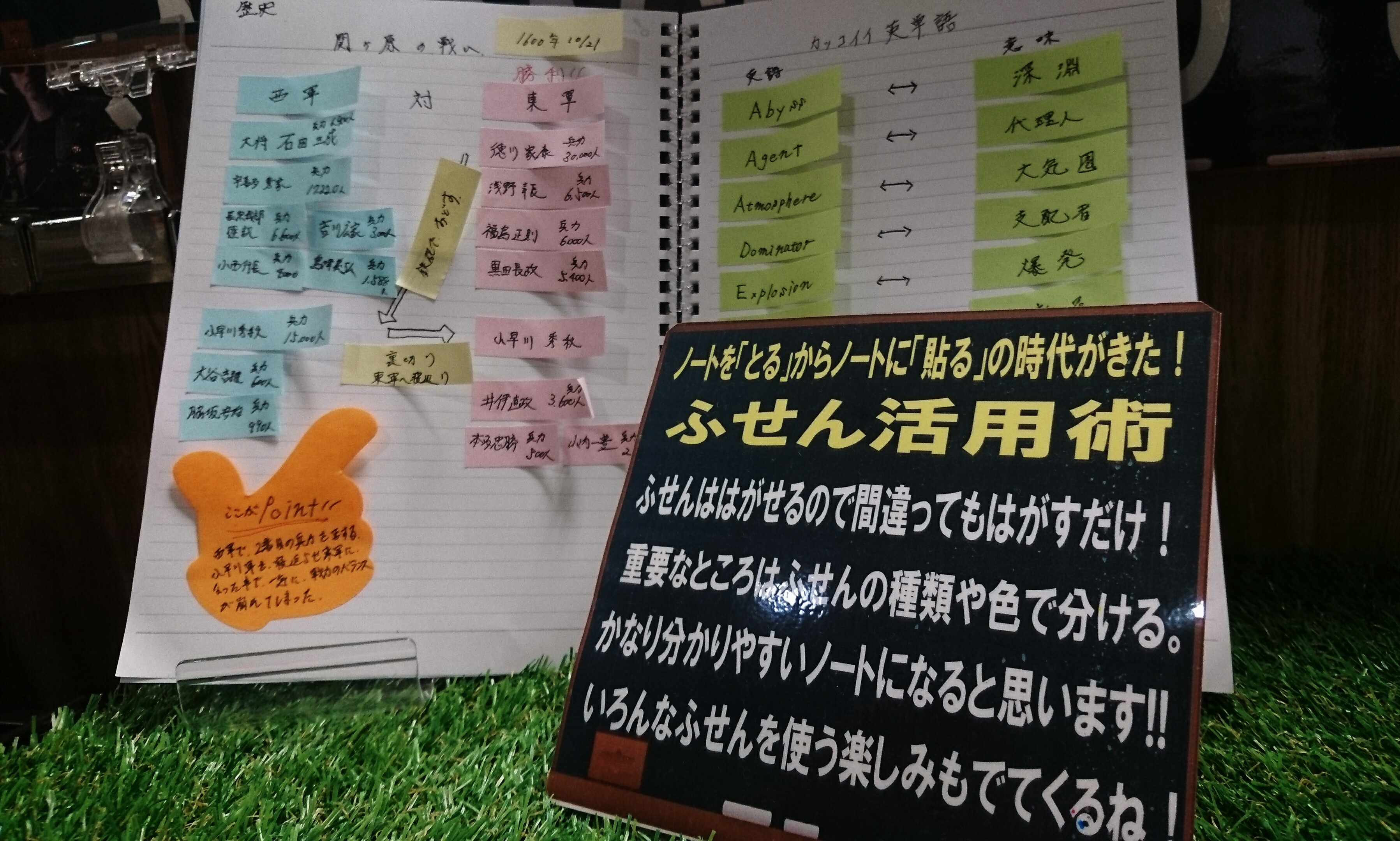 ふせんっていろんな使い方あるんやね ナガサワ文具センター