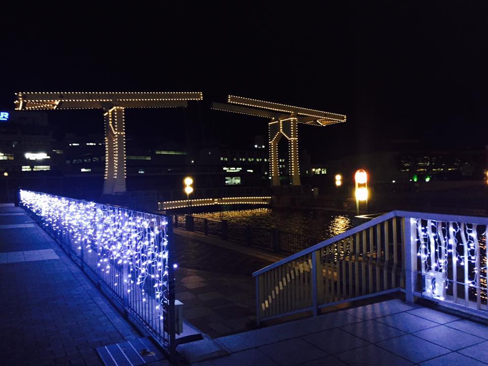 神戸煉瓦倉庫の夜スナップ