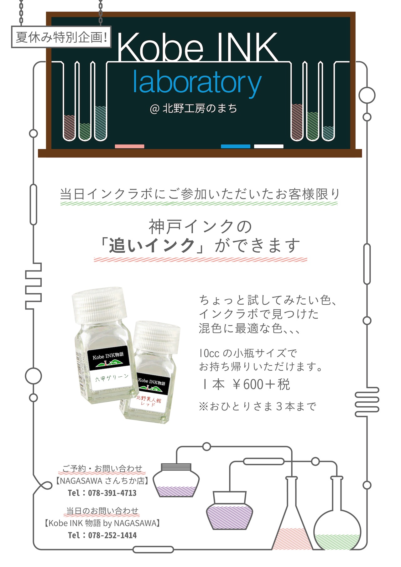 KOBE INK laboratory @北野工房のまち2階 KobeINK物語店の向かい