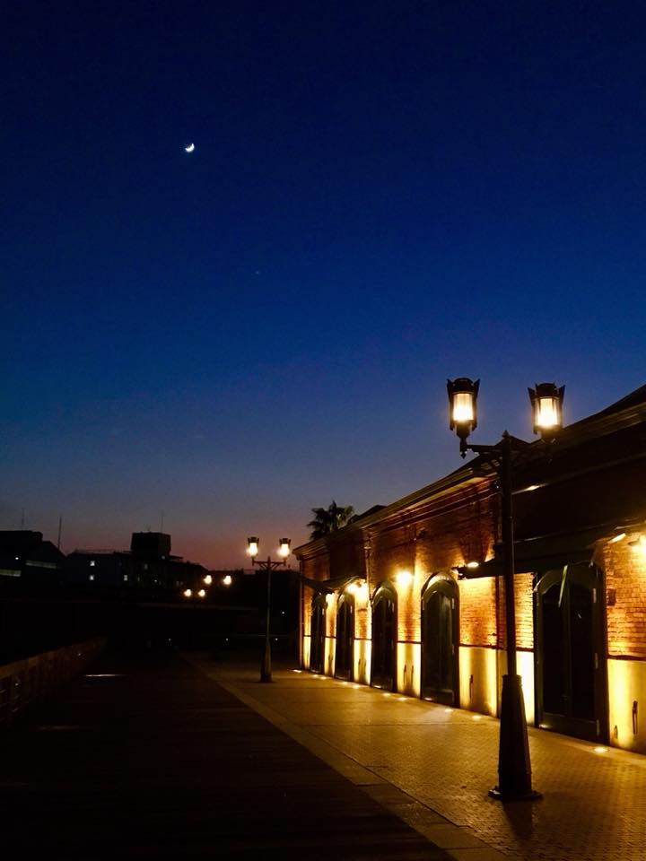 神戸煉瓦倉庫界隈の夕暮れ