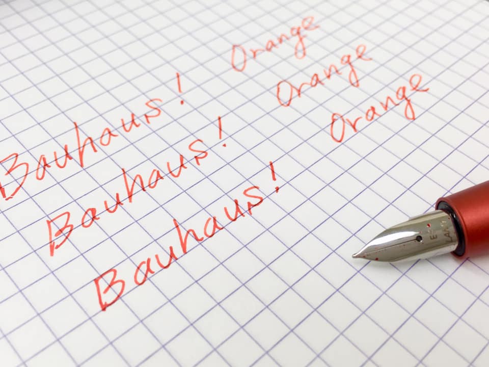Bauhaus Orange INK 準備中