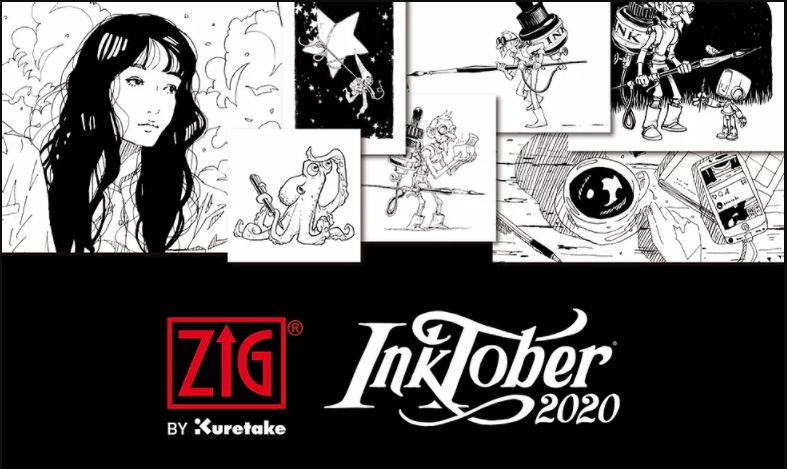 Inktober インクトーバー 開催 あなたのオススメの呉竹商品は何ですか ナガサワ文具センター